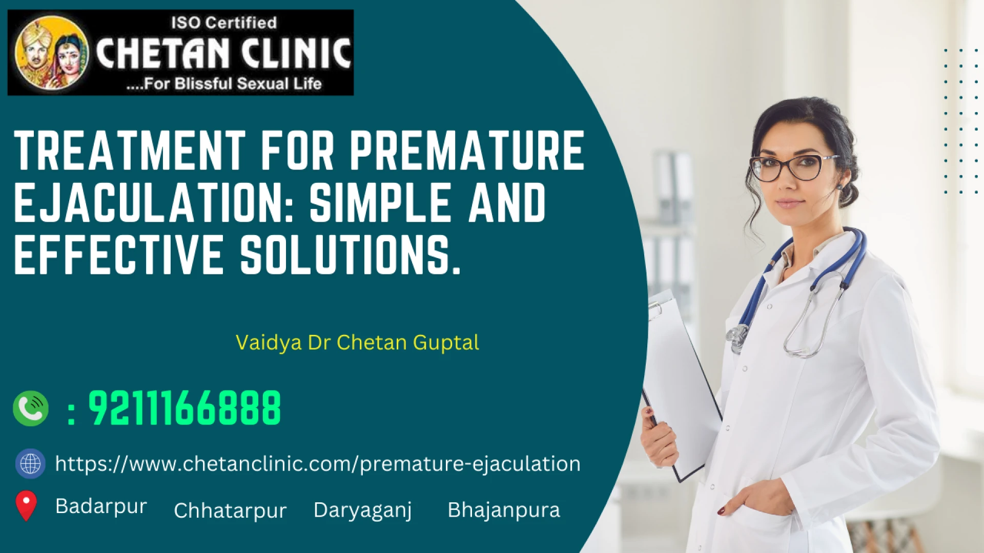 Treatment for Premature Ejaculation: Simple and Effective Solutions.