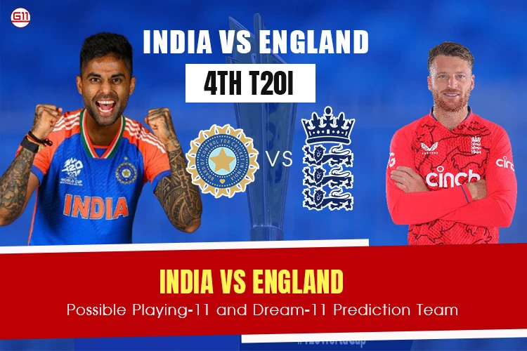 India vs England 4th T20I: Possible Playing11 and Dream11 Prediction Team