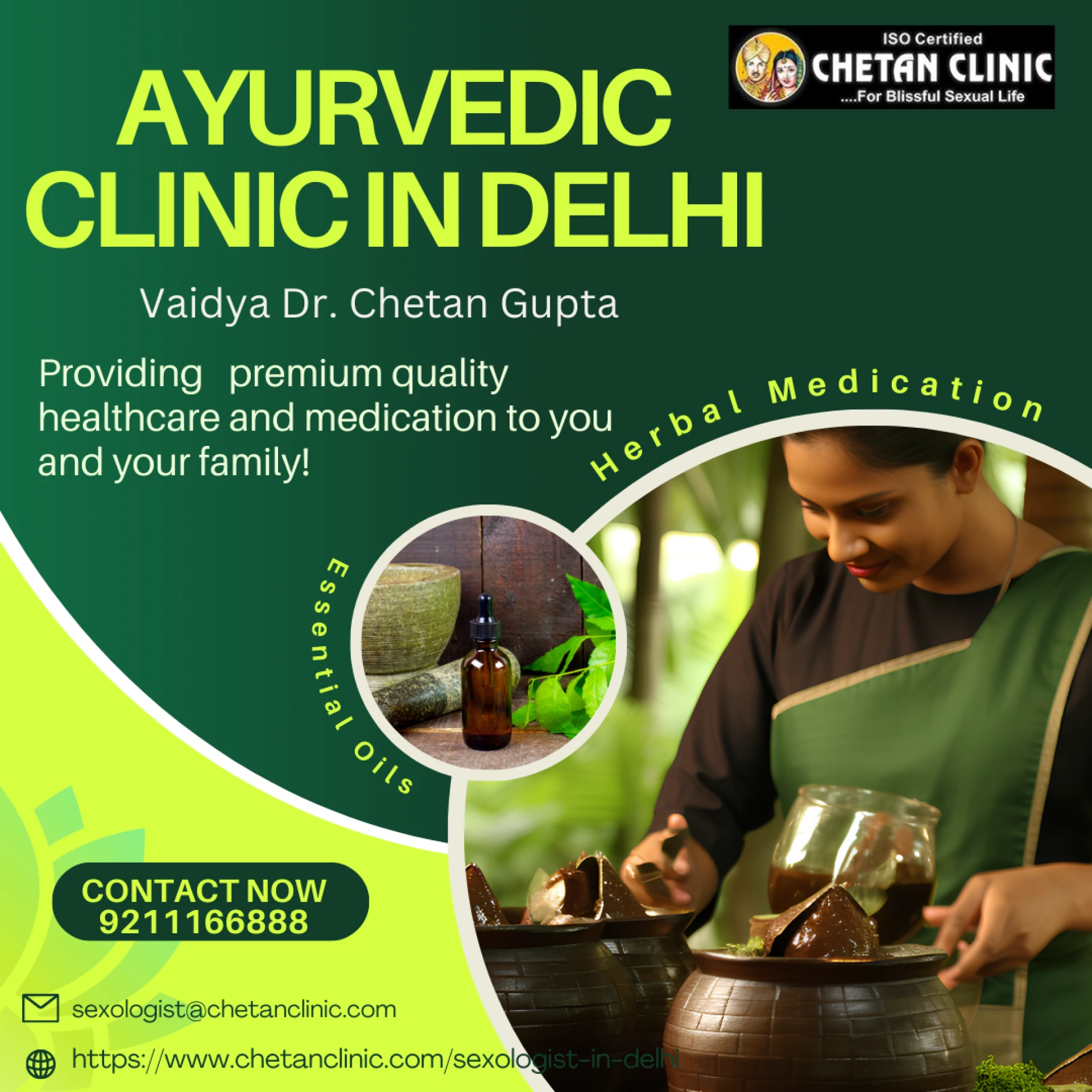 Chetan Clinic: The Best Ayurvedic Sexologist and Ayurvedic Clinic in Delhi.