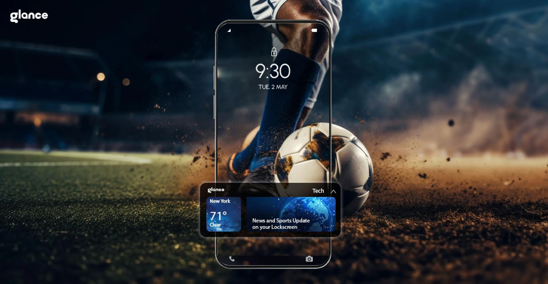 Sports on Glance: Revolutionizing How American Fans Experience Sports on Their Lock Screen on Androi