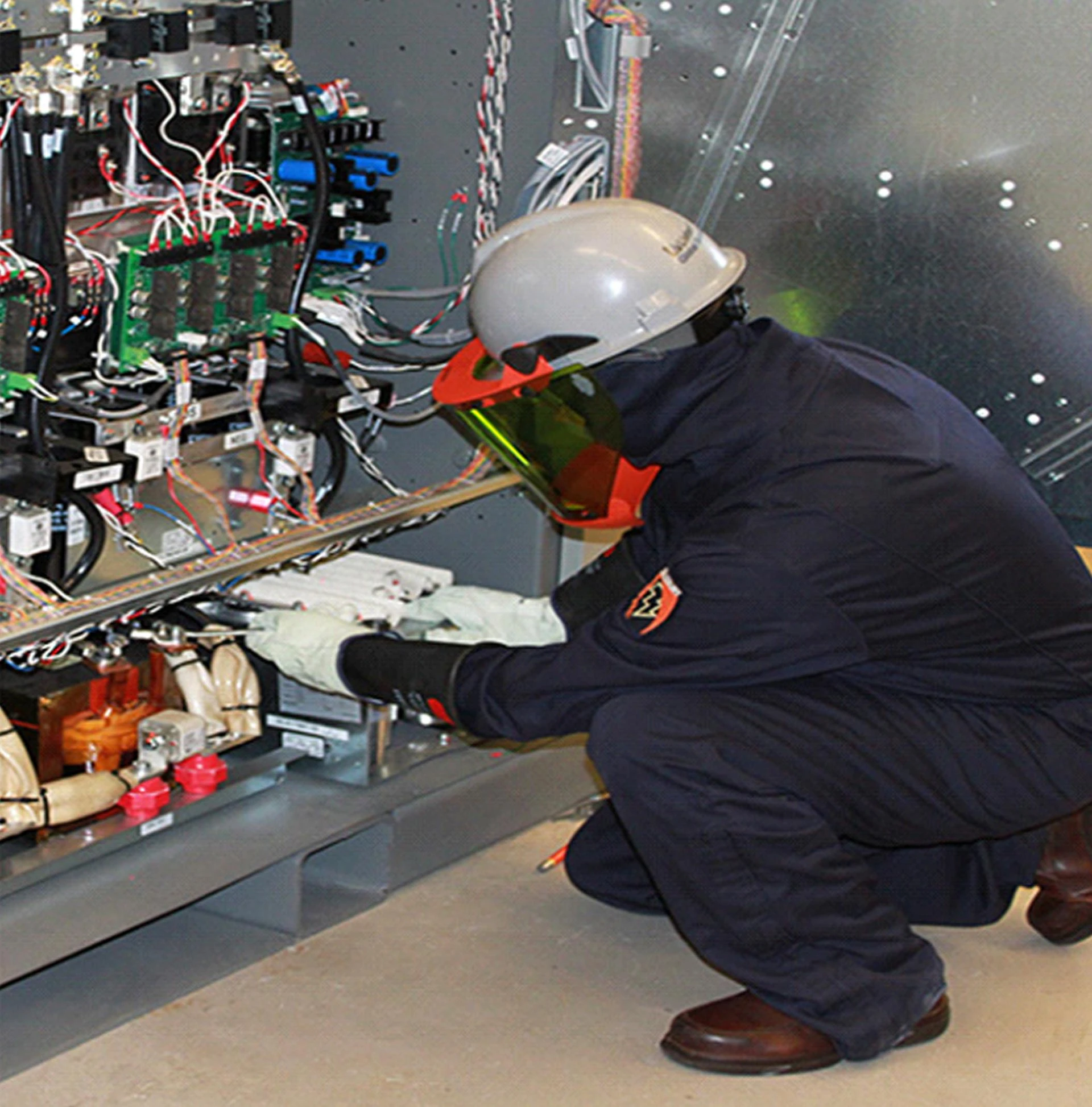 Different types of UPS systems installed for office and business use