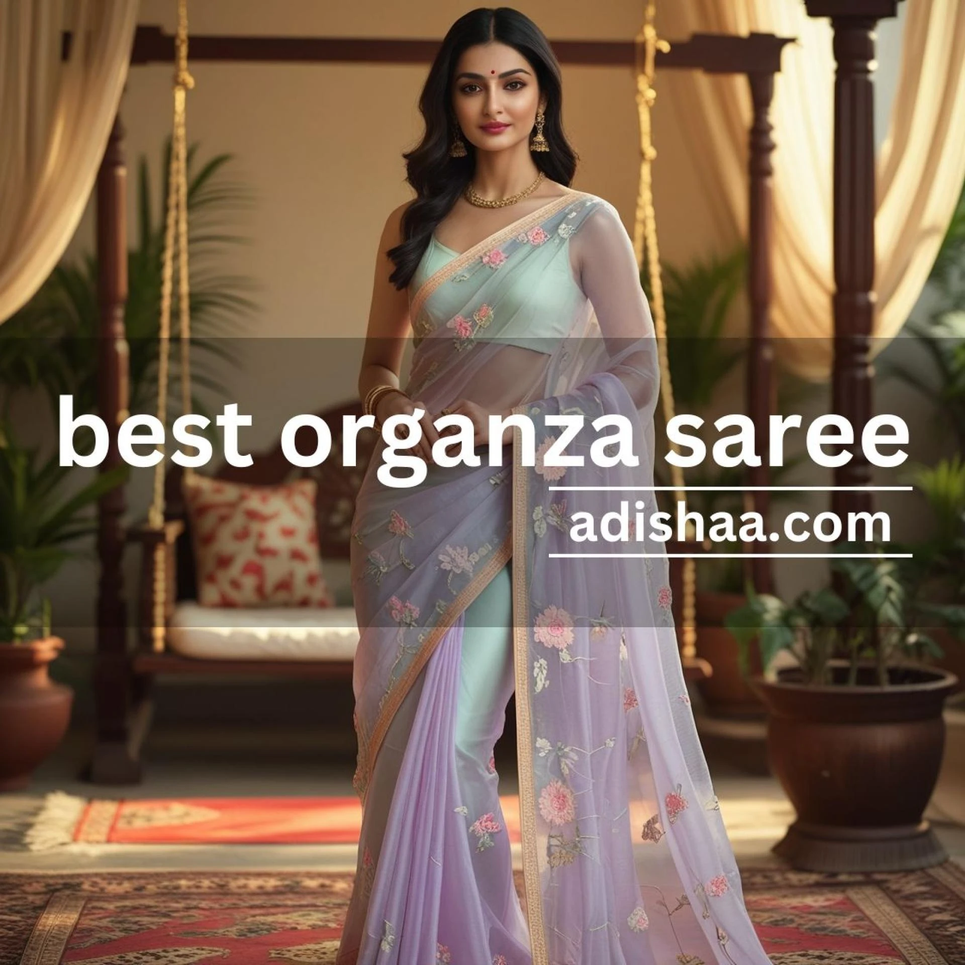 Where can I purchase the best organza saree online?