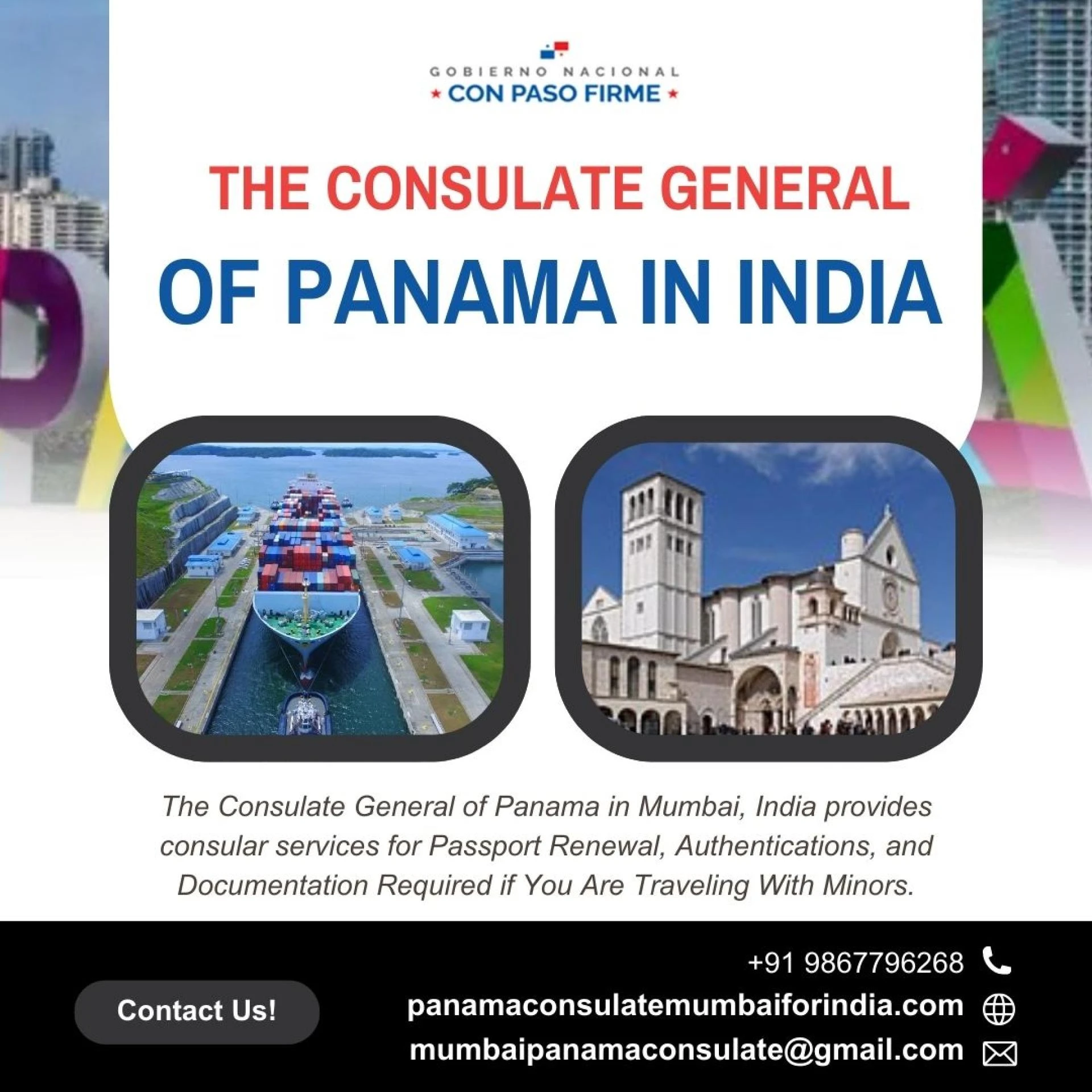 How do I renew my Panamanian passport? Panama Consulate Mumbai for India