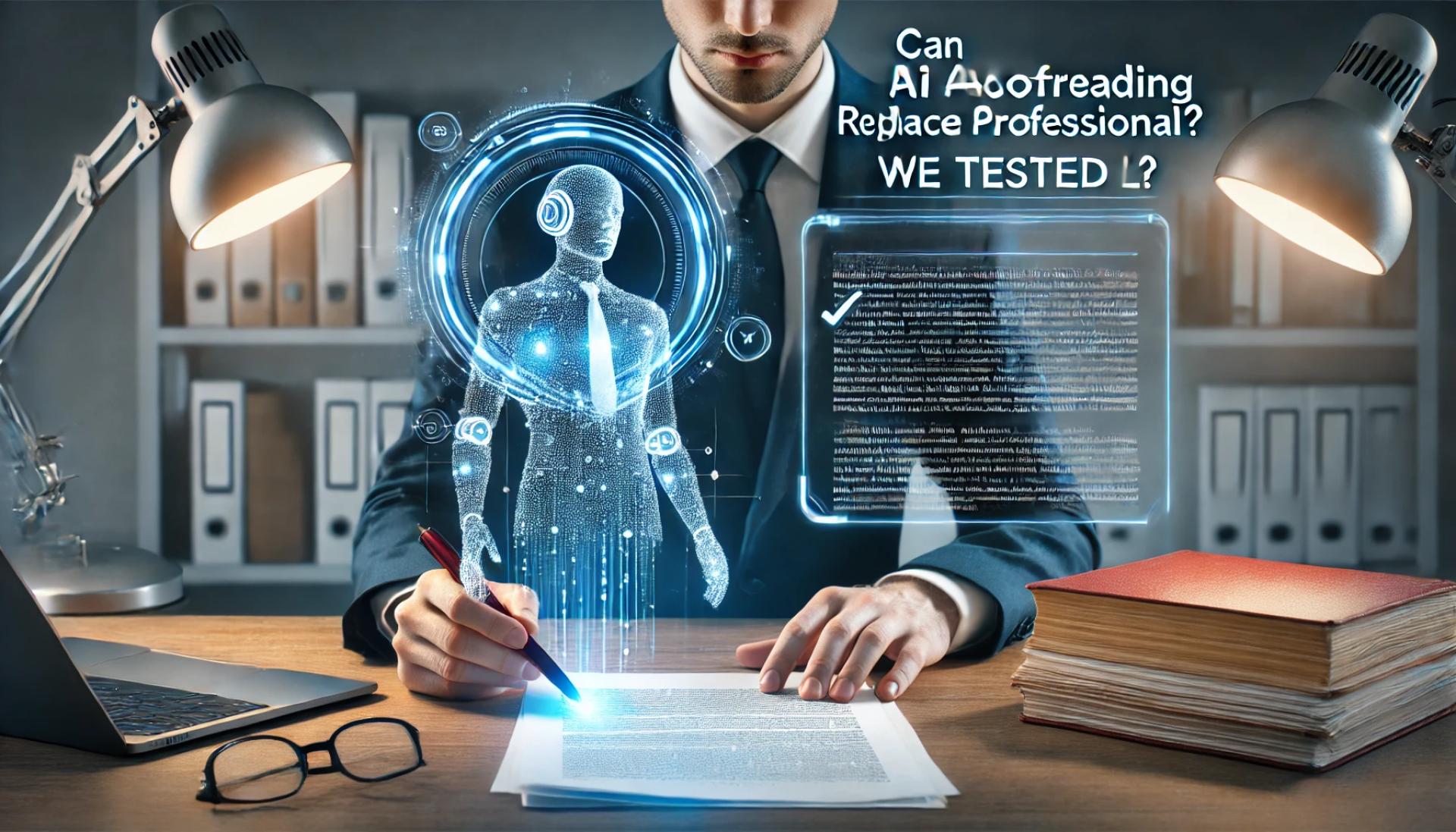 Can AI Proofreading Replace a Professional? We Tested It!