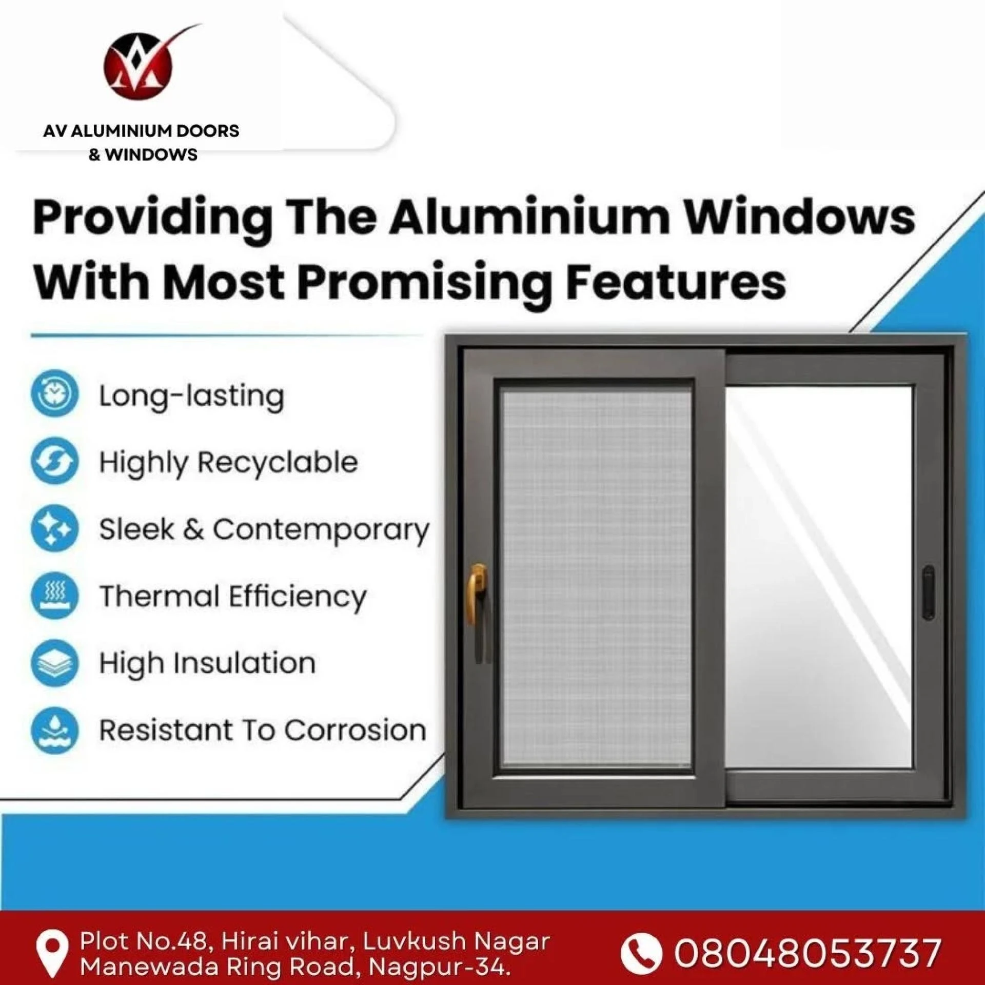  Why Aluminium Sliding Doors Are the Best Choice for Homes & Offices in Nagpur