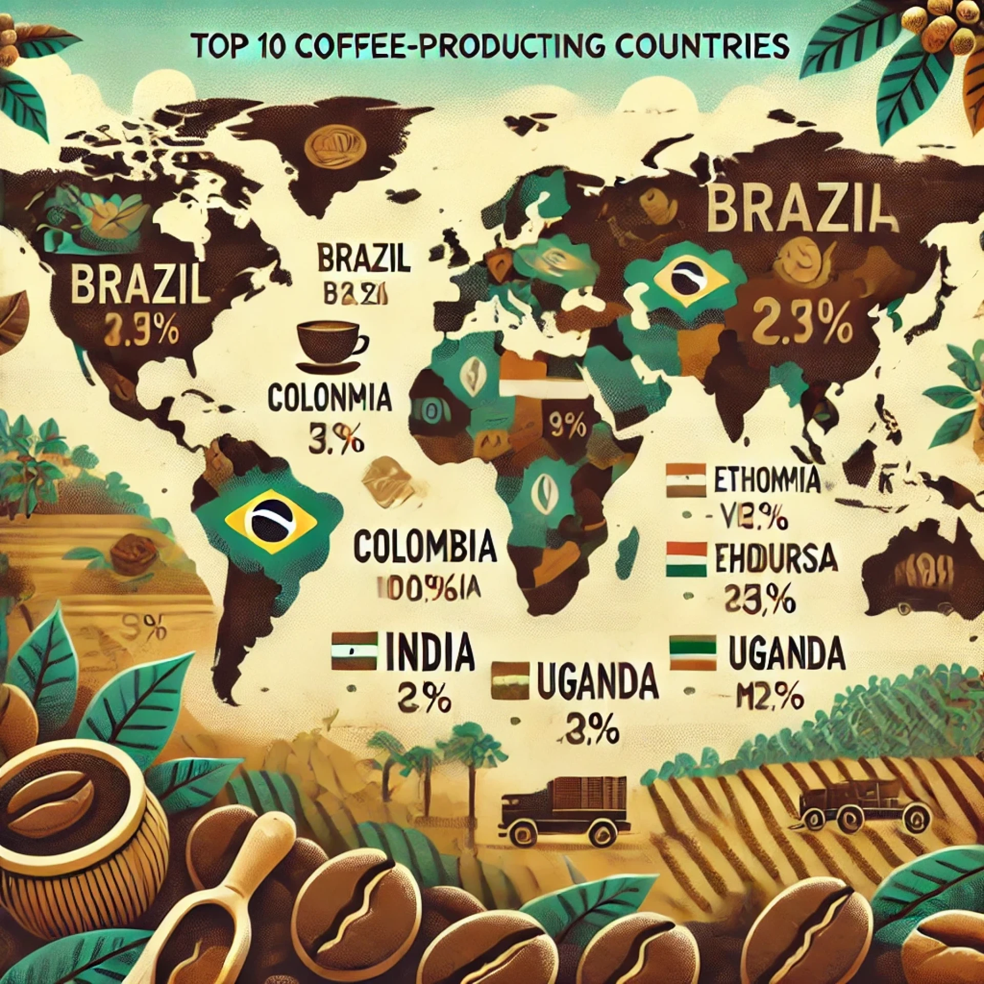  Top 10 Coffee Producing Countries: Leaders in Global Coffee Trade 