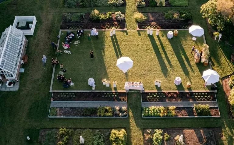 A miracle of drone wedding photography