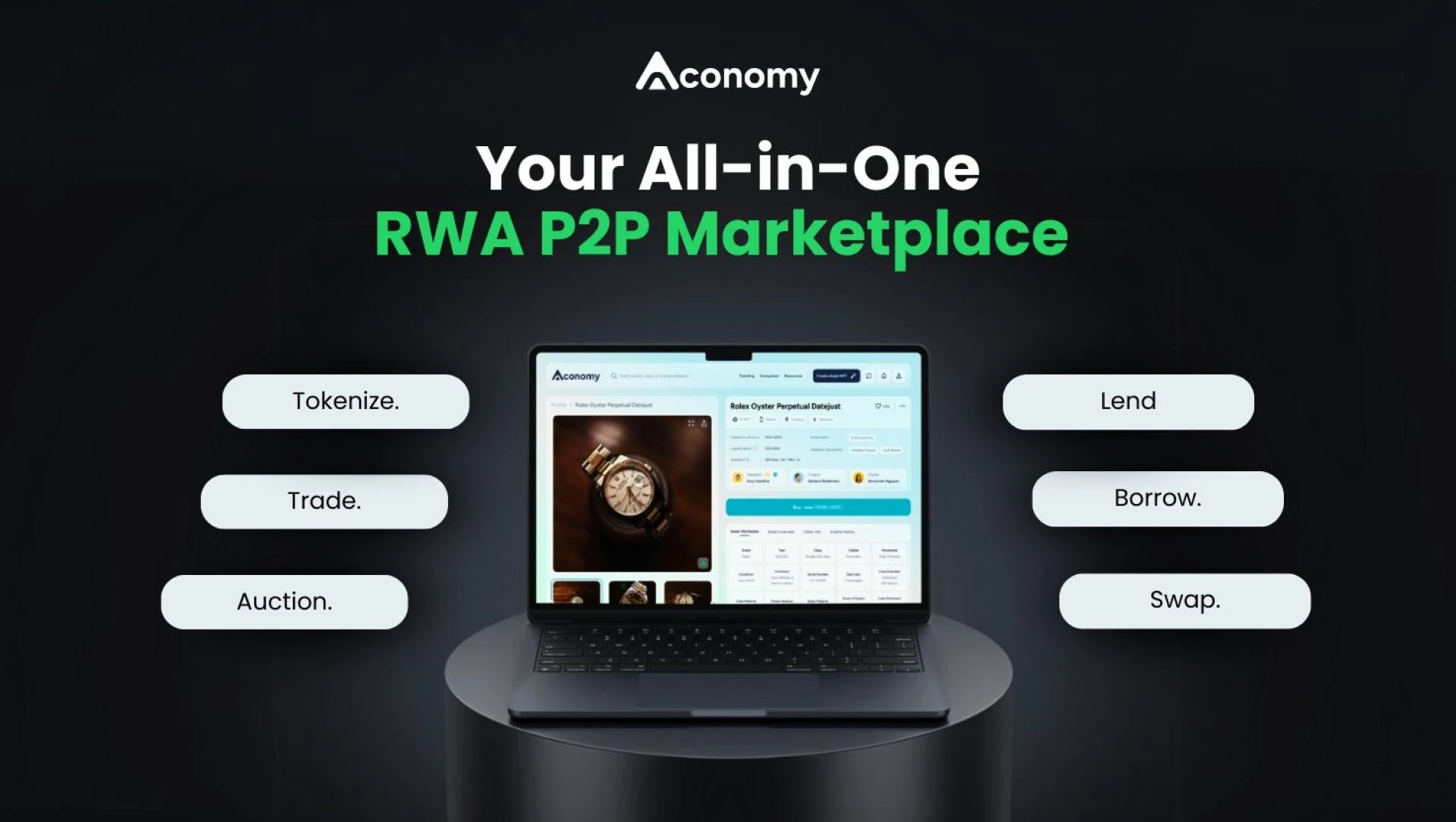 Aconomy Marketplace: Transforming Luxury Asset Trading & Tokenization 🚀