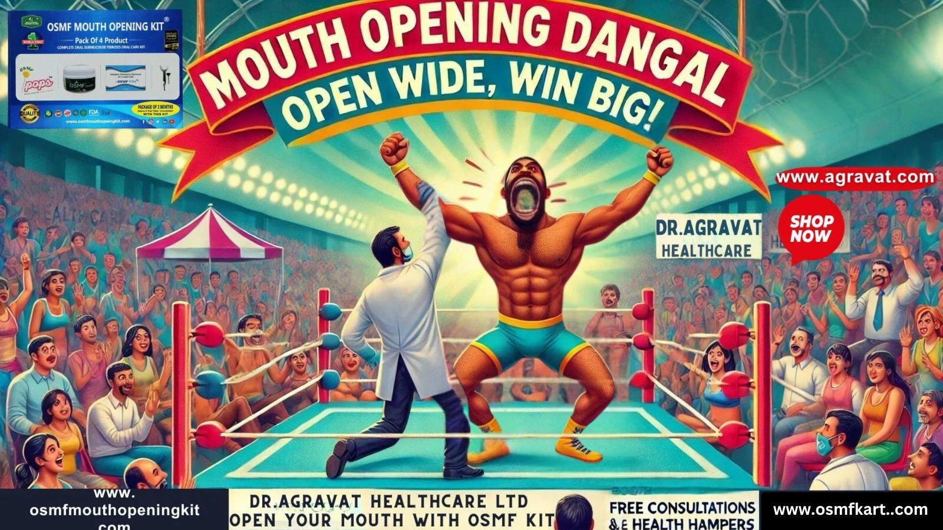 OSMF Mouth Opening Dangal" Join the OSMF Mouth Open Challenge at Global Conclav
