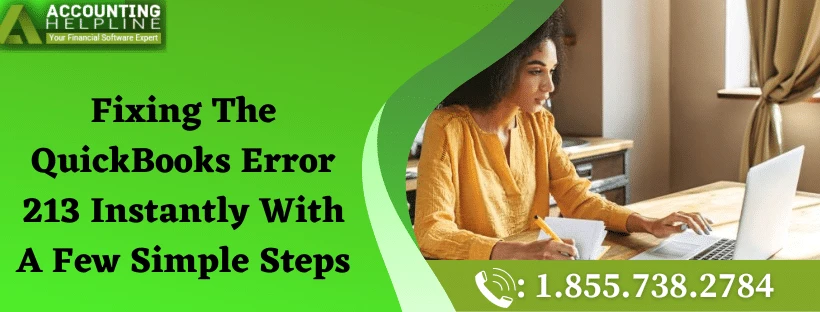 A proper way to troubleshoot QuickBooks Error 213