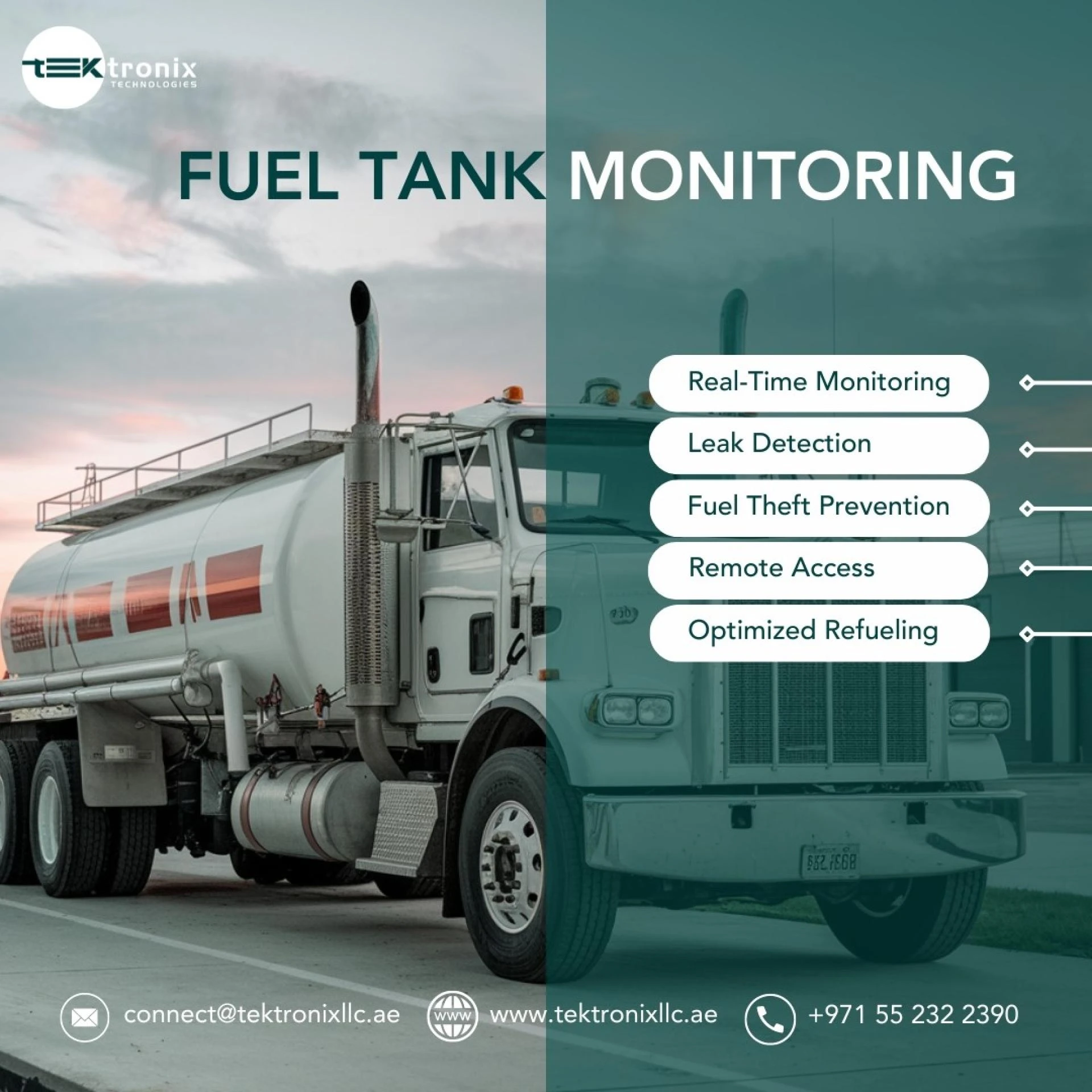 Monitoring of Fuel Tanks for Oil and Gas Industry in UAE