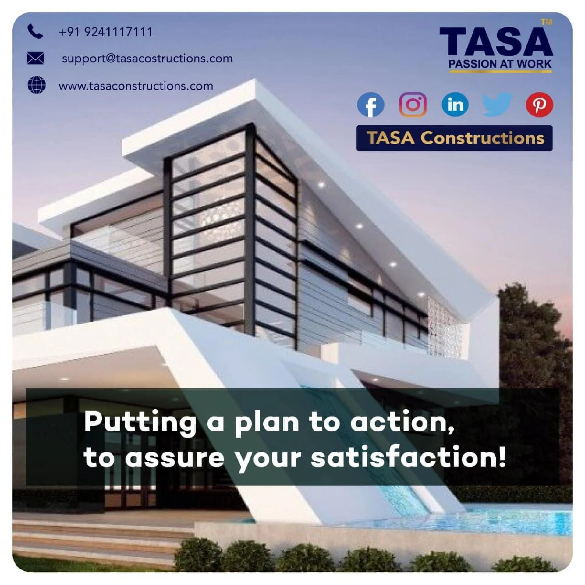 TASA - Top Construction Company In Bangalore