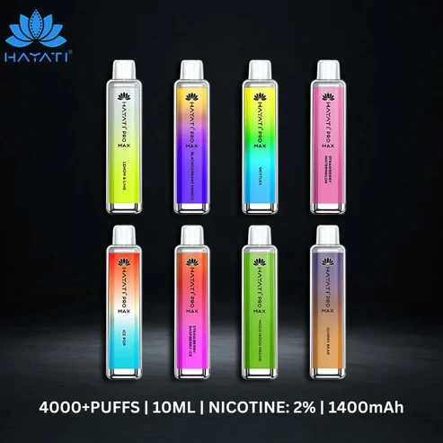 Hayati Pro Max 4000 – Long-Lasting & Rechargeable Vape