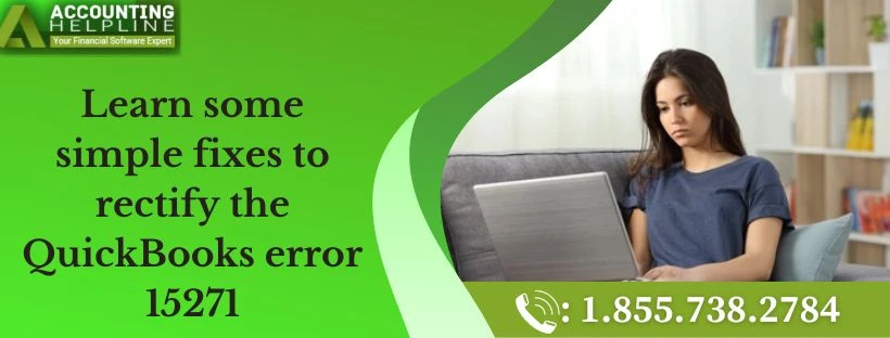 The best ever method to fix QuickBooks error 15271