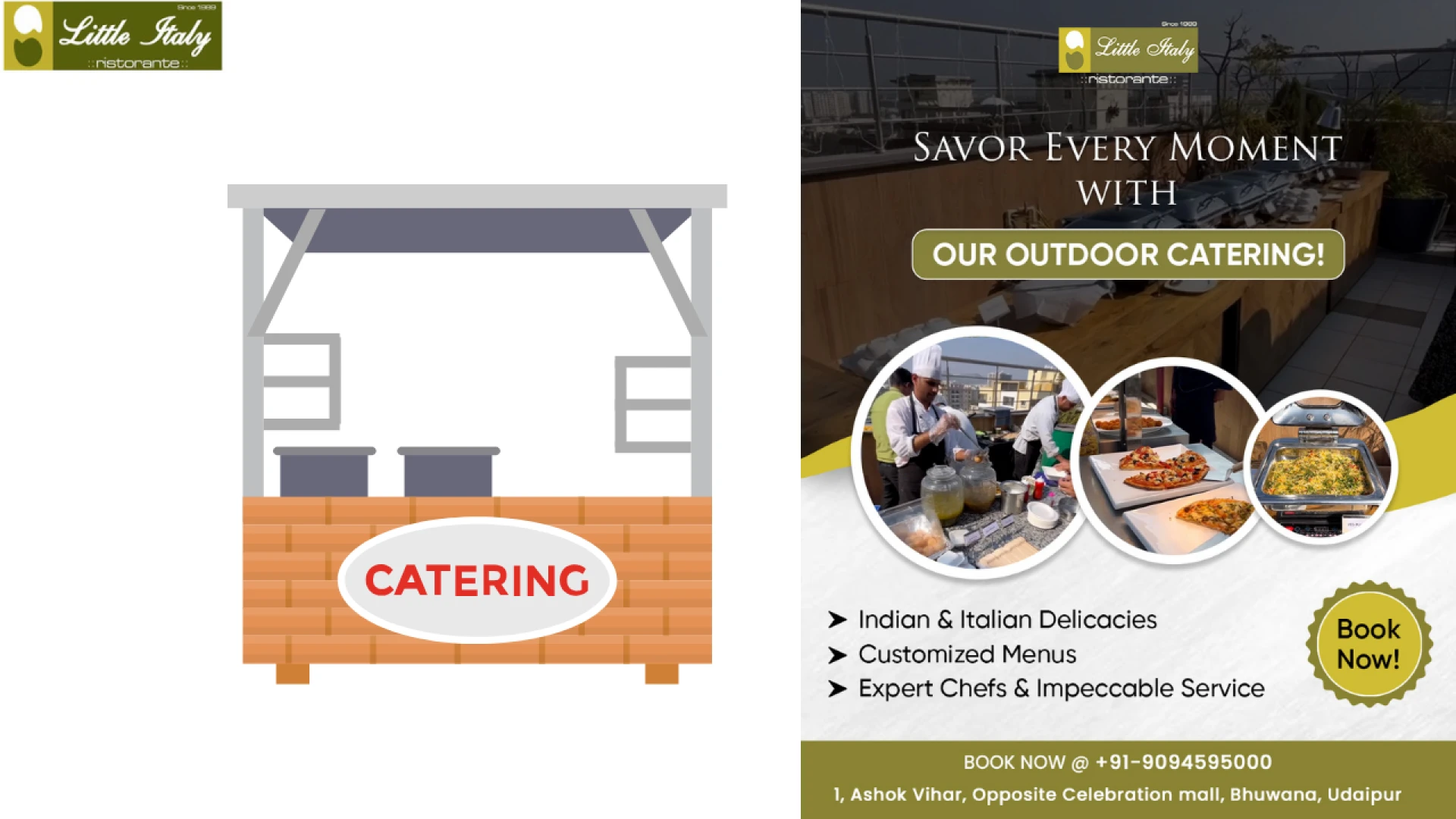 Outdoor Catering Services in Udaipur – Little Italy