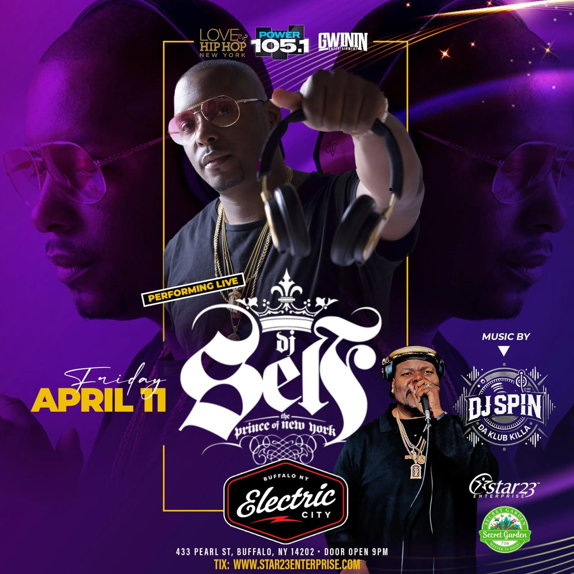 Star23 - Events - DJ Self “The Prince of NY” Performing Live