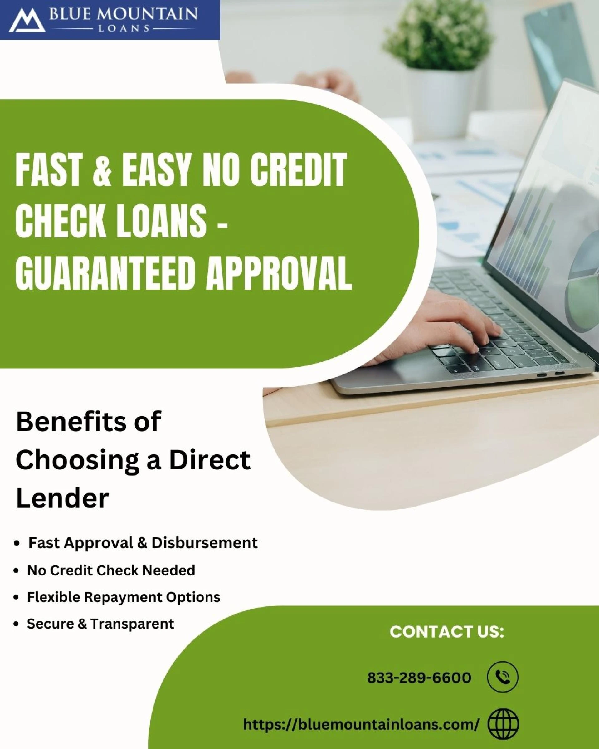 Fast & Easy No Credit Check Loans – Guaranteed Approval