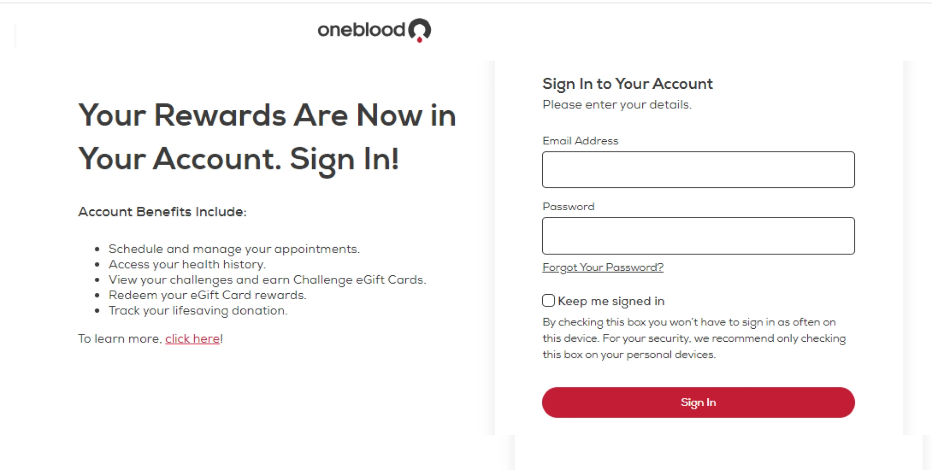 How to Join the OneBlood Rewards Program and Start Earning Points