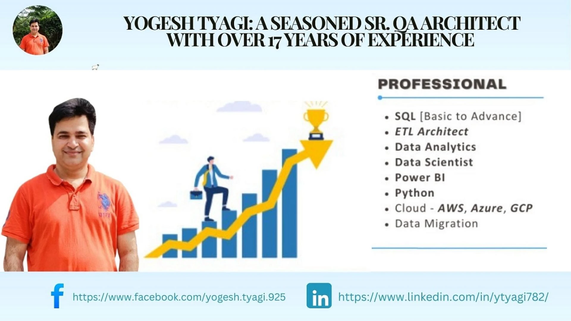  Yogesh Tyagi: A Seasoned  Senior QA Architect with 17+ Years of Experience