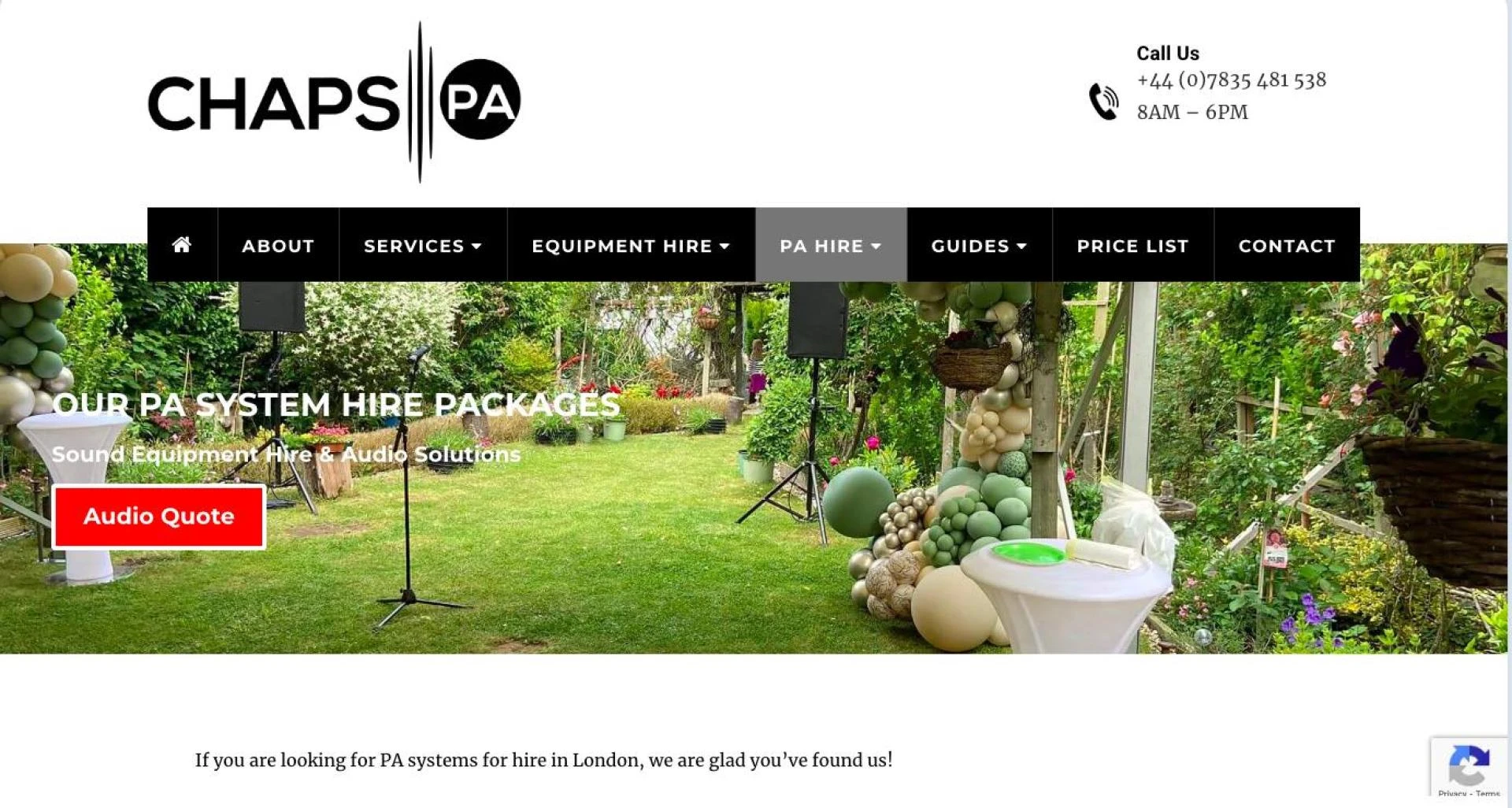 Flawless Event Audio: Speaker and Sound Equipment Rental by Chaps PA