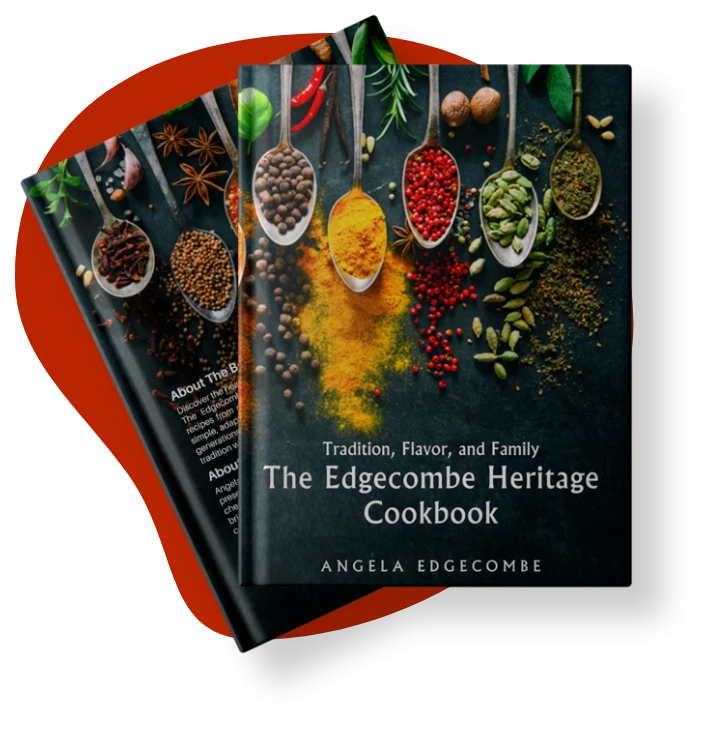 A Culinary Journey Through Family Recipe Book by Writer Angela Edgecombe