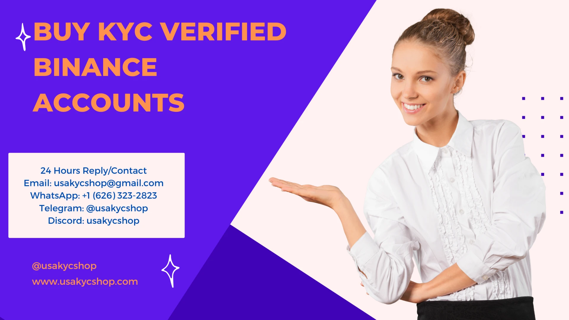 Hoy can buy verified fully KYC Binance accounts?