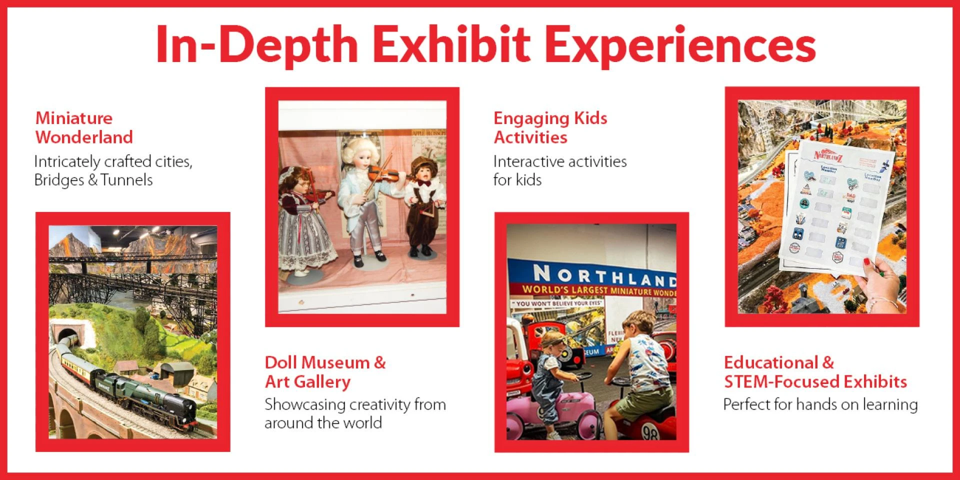 Experience a comprehensive and inclusive trip to Northlandz, NJ as both a student field trip and an educational tour.