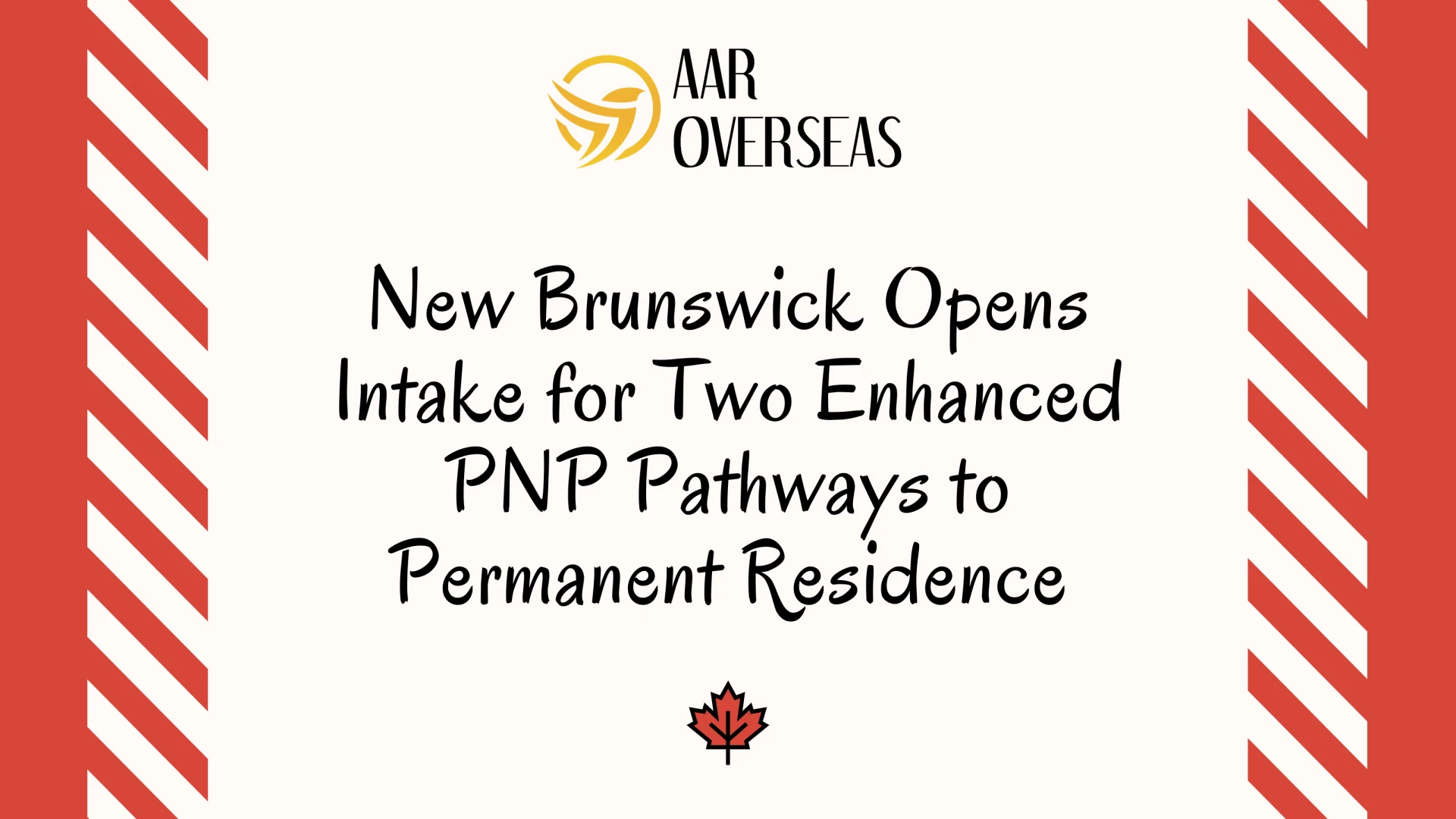  New Brunswick Launches Two Enhanced PNP Pathways for Permanent Residency