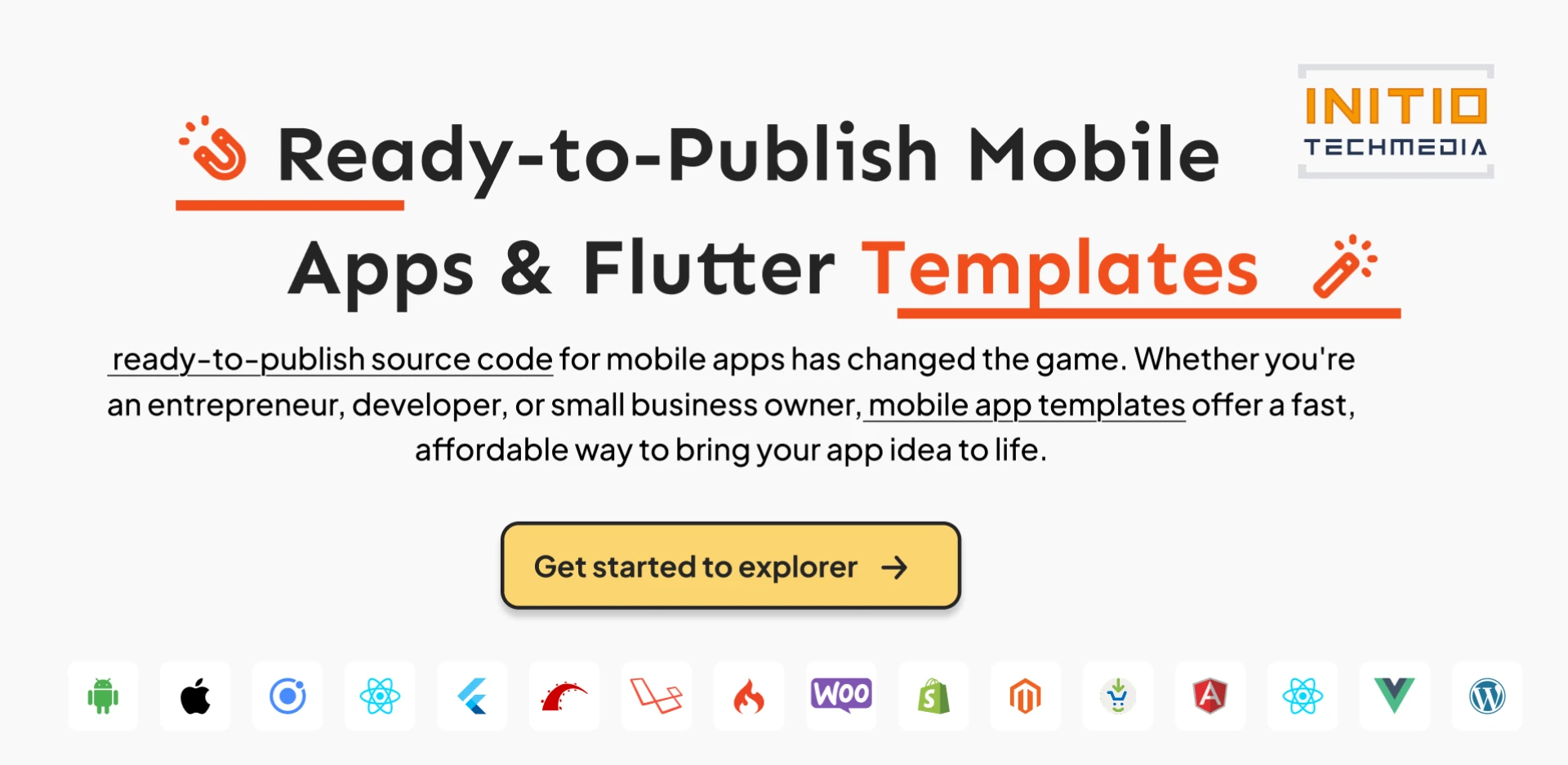 Ready-to-Publish Mobile Apps & Flutter Templates