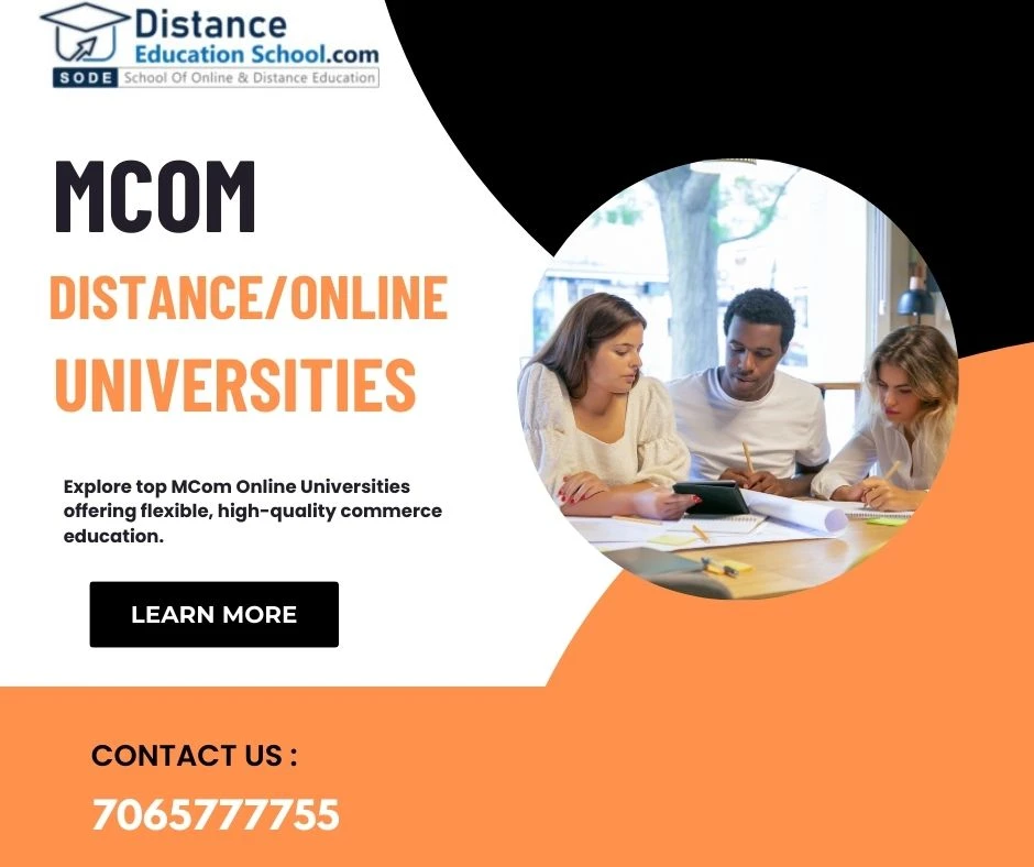 MCom from Distance Learning in Lucknow: Admission Open Now