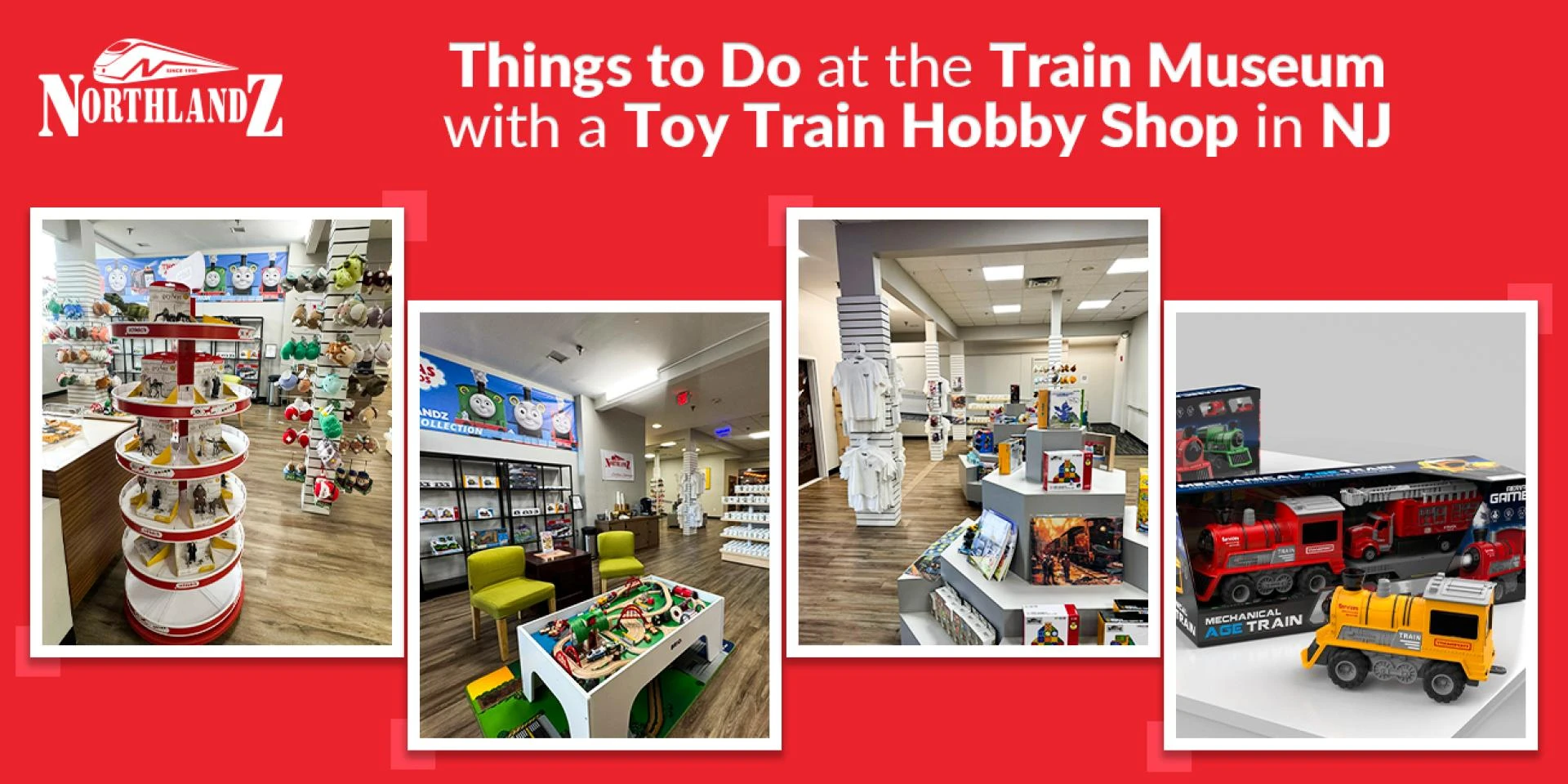 Things to Do at the Train Museum with a Toy Train Hobby Shop in NJ