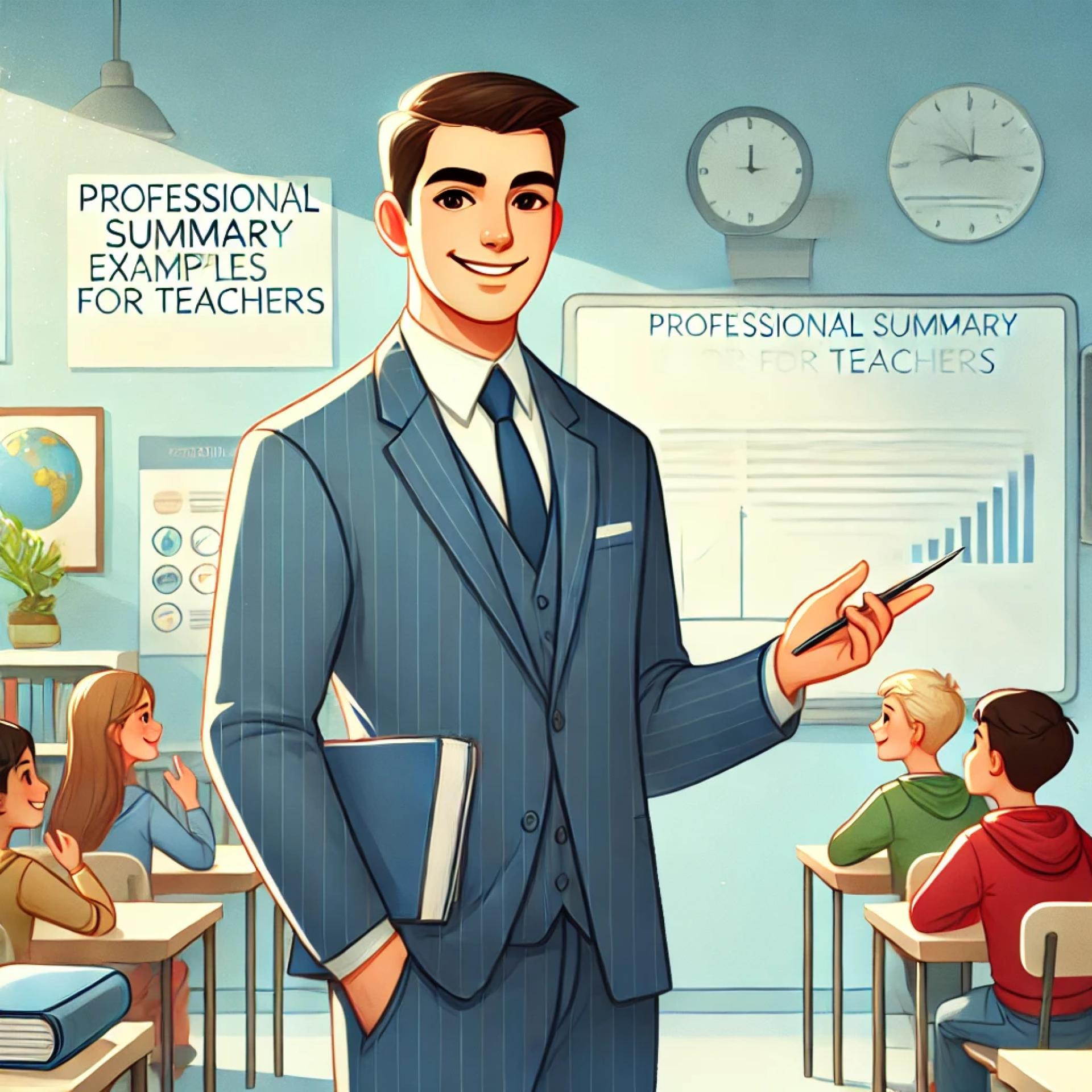 Professional Summary Examples for Teachers