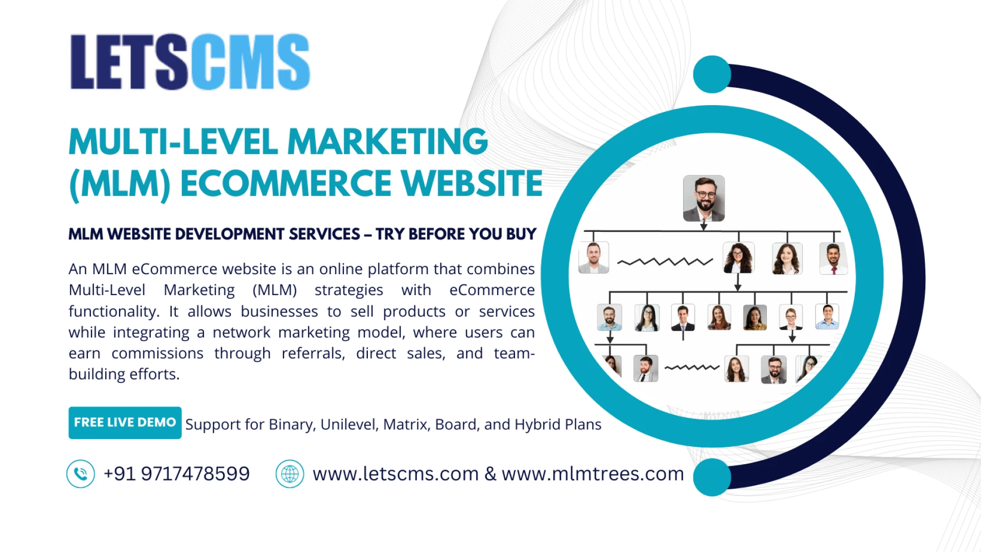 MLM eCommerce Website Development Services – Try Before You Buy