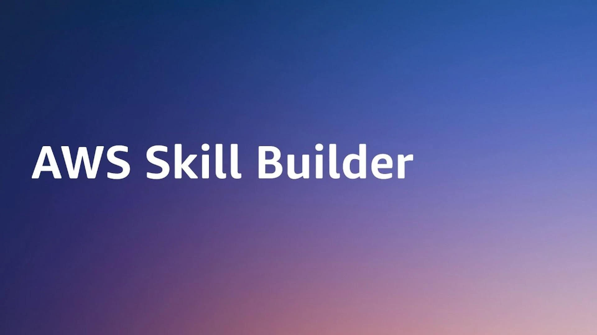 AWS Skill Builder Team Subscription Overview