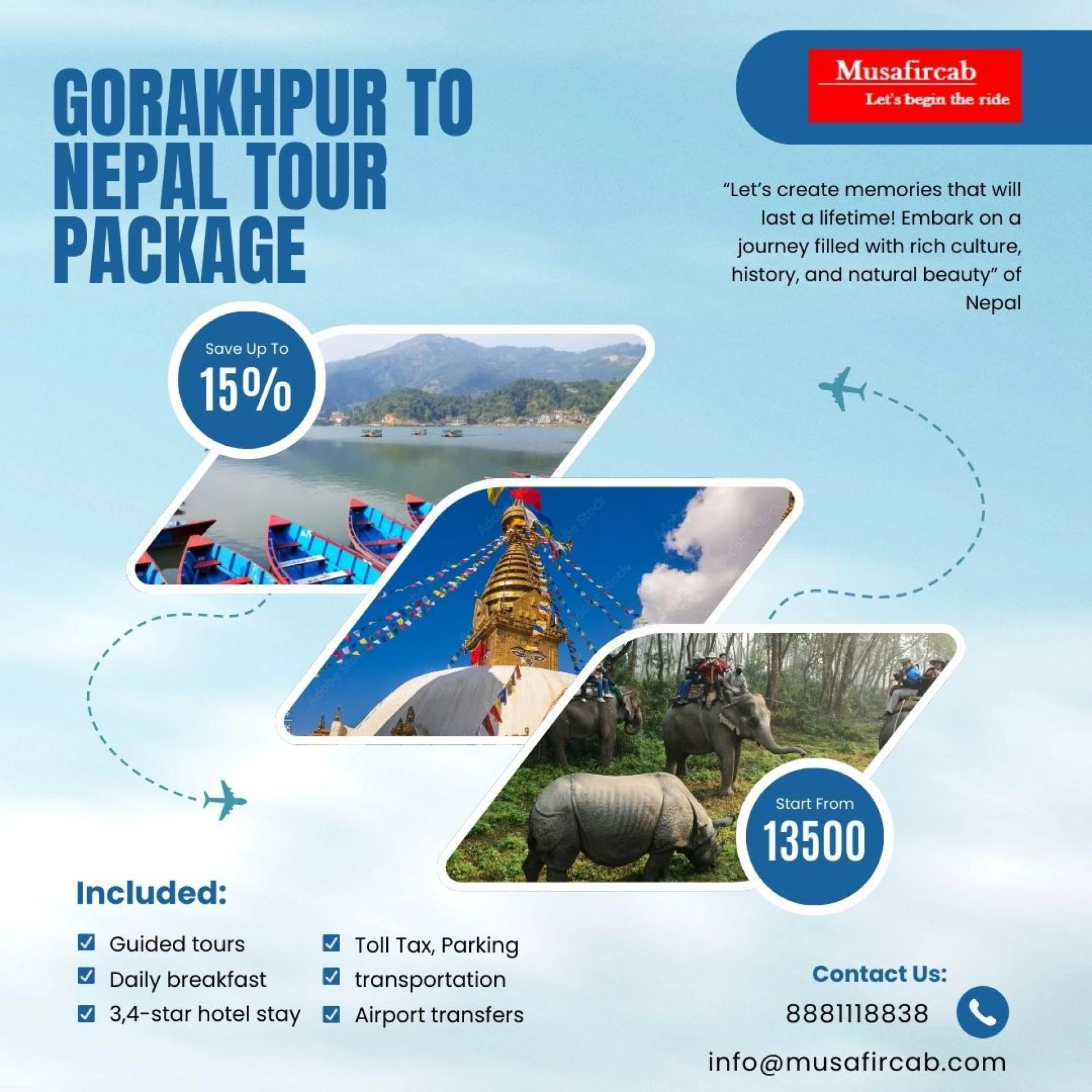 Discover Nepal: The Ultimate Tour Package from Gorakhpur
