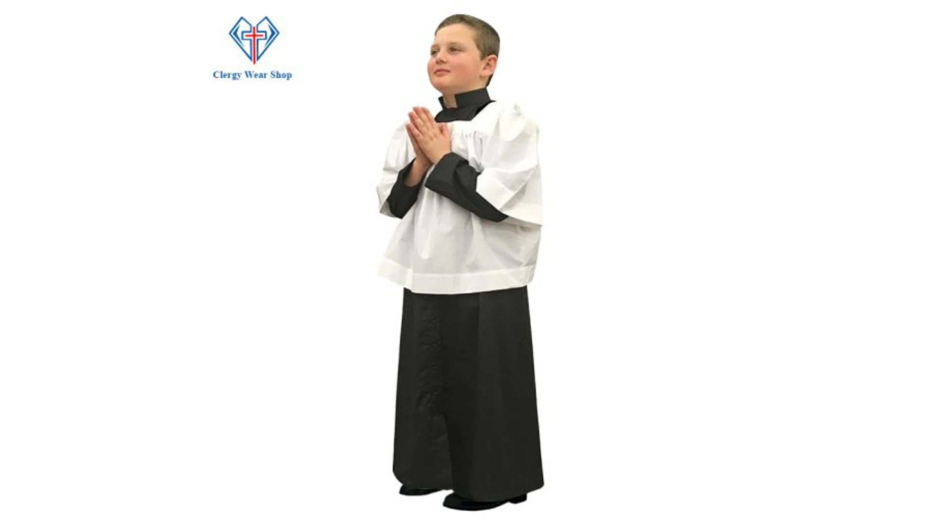Classic Black Cassock for Altar Server with Stylish Design