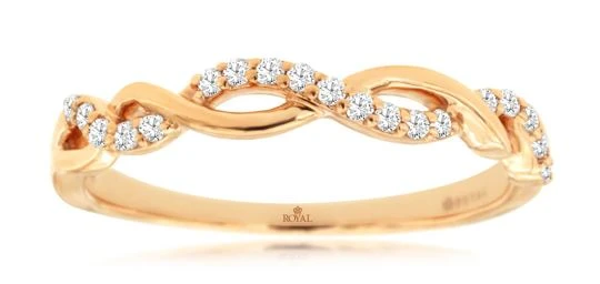 Classic Channel-Set Diamond Ring for Adventurous Rides