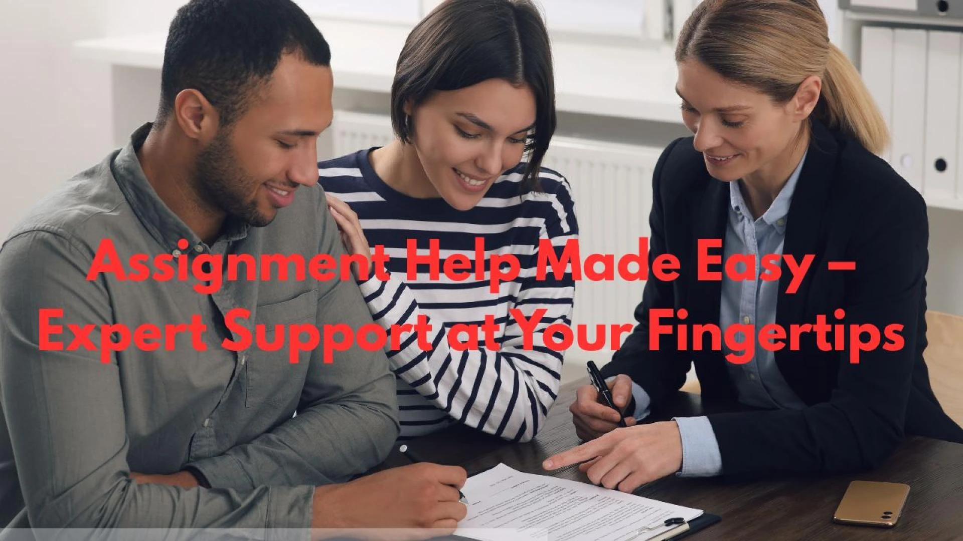 Assignment Help Made Easy – Expert Support at Your Fingertips