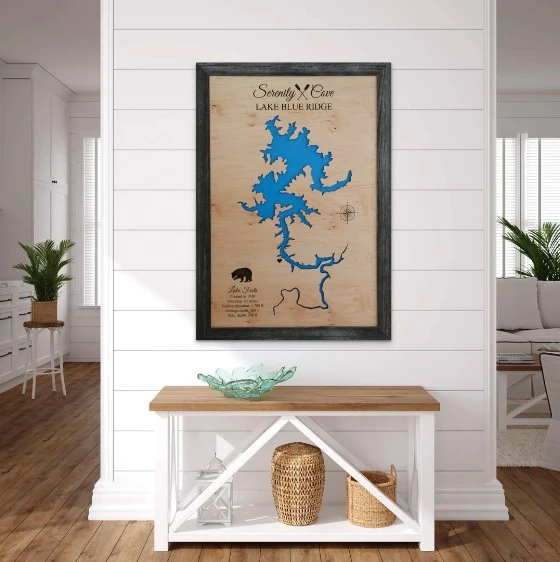The Art Behind Wooden Maps of Lakes: Craftsmanship Meets Nature