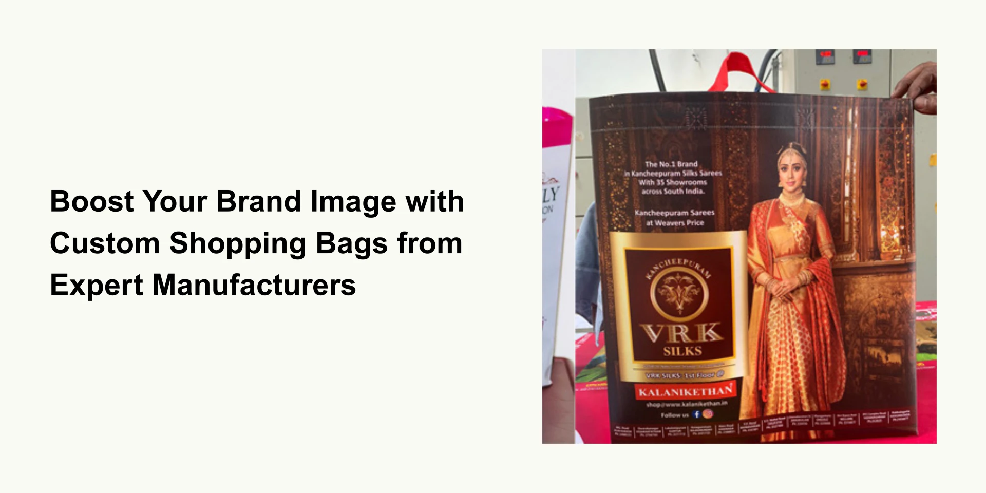 Boost Your Brand Image with Custom Shopping Bags from Expert Manufacturers