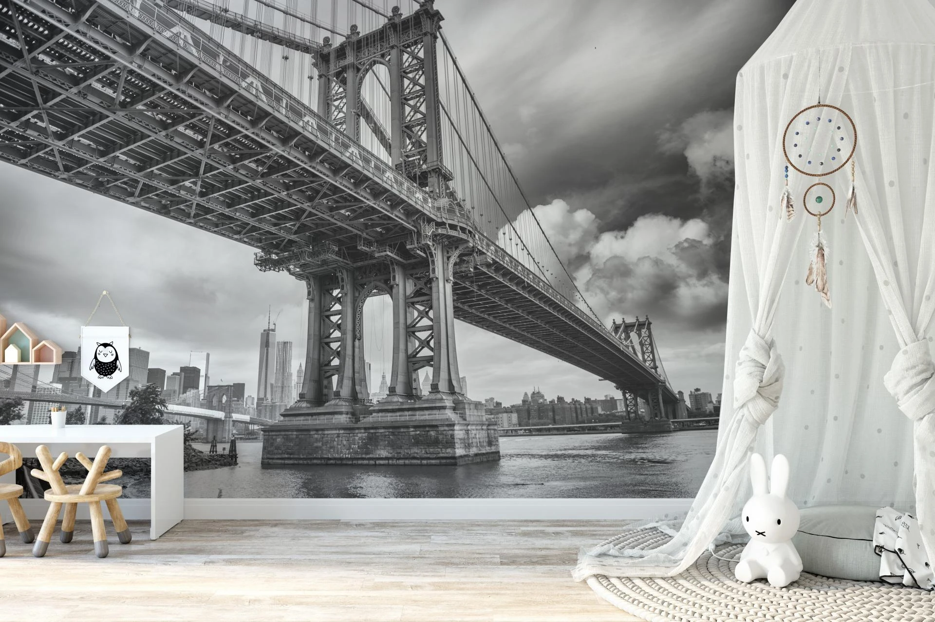 City Wallpaper for Walls: Urban Style Meets Interior Design