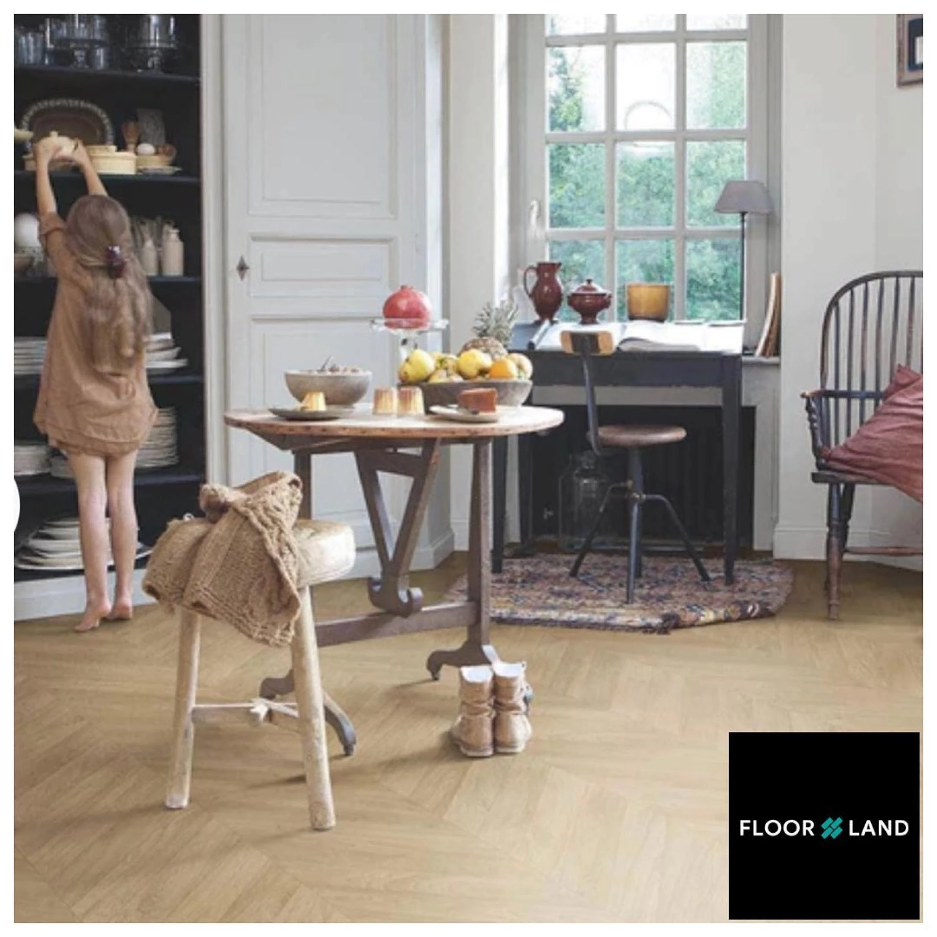 Quickstep Impressive Patterns Chevron Laminate Parquet – Elevate Your Liverpool Home with Luxury Flooring