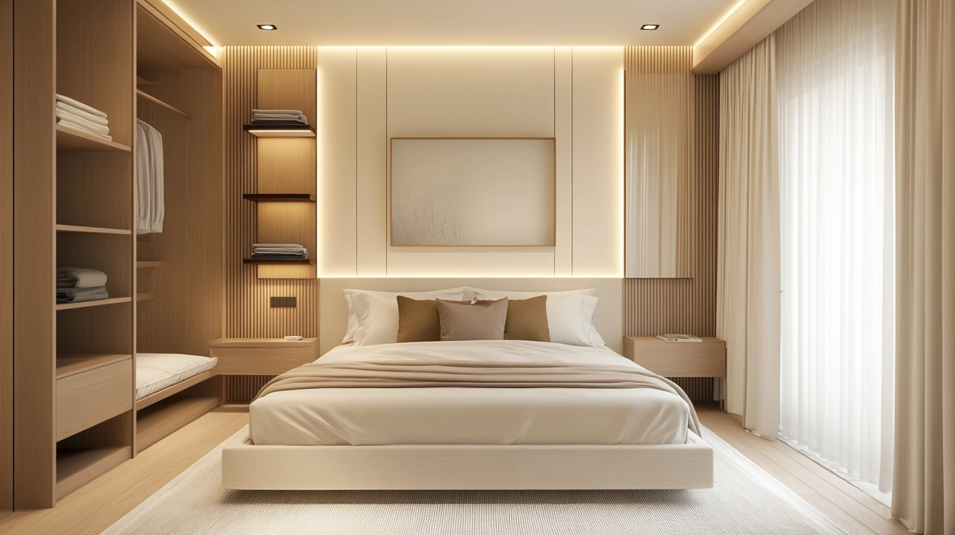 How to Make a Small Master Bedroom Look Spacious