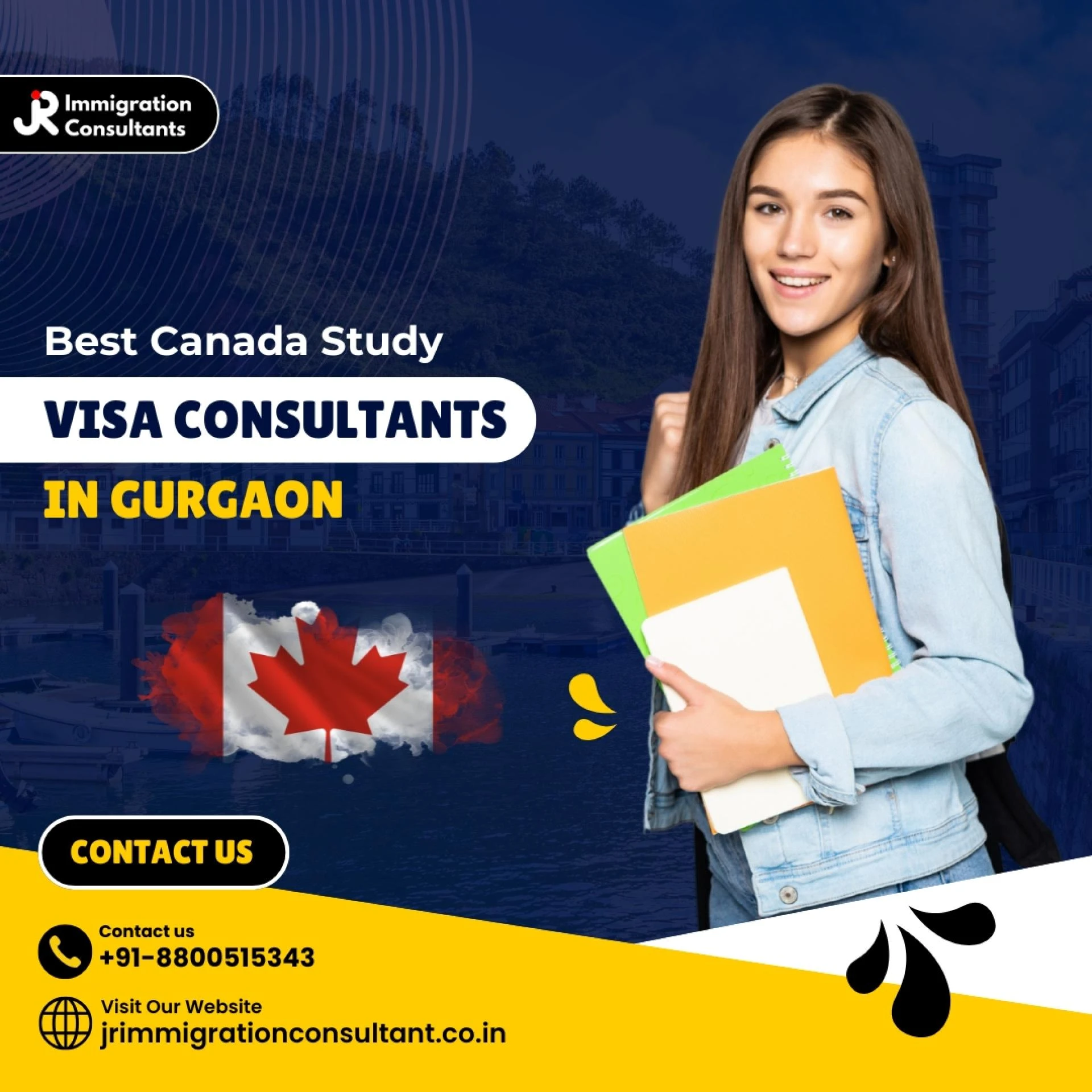 Why JR Immigration Consultant is the Best Canada Study Visa Consultant in Gurgaon