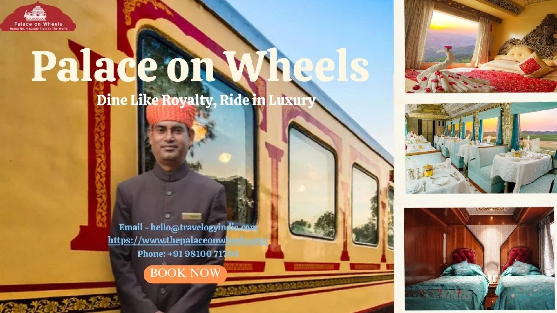 What is the Route of the Palace on Wheels?