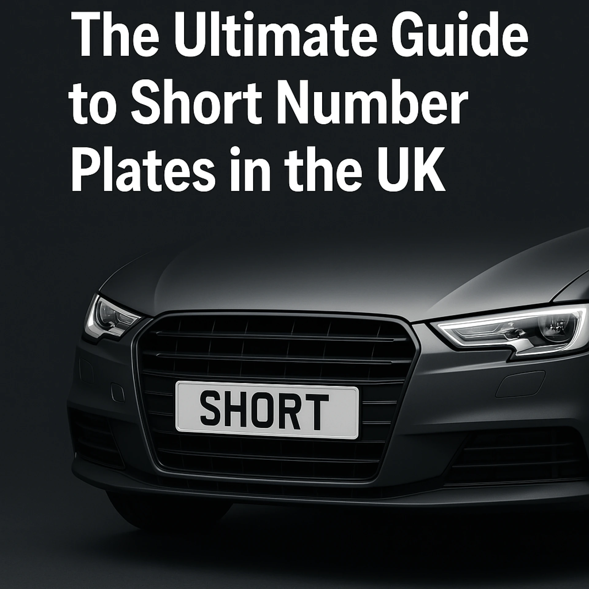 The Ultimate Guide to Short Number Plates in the UK