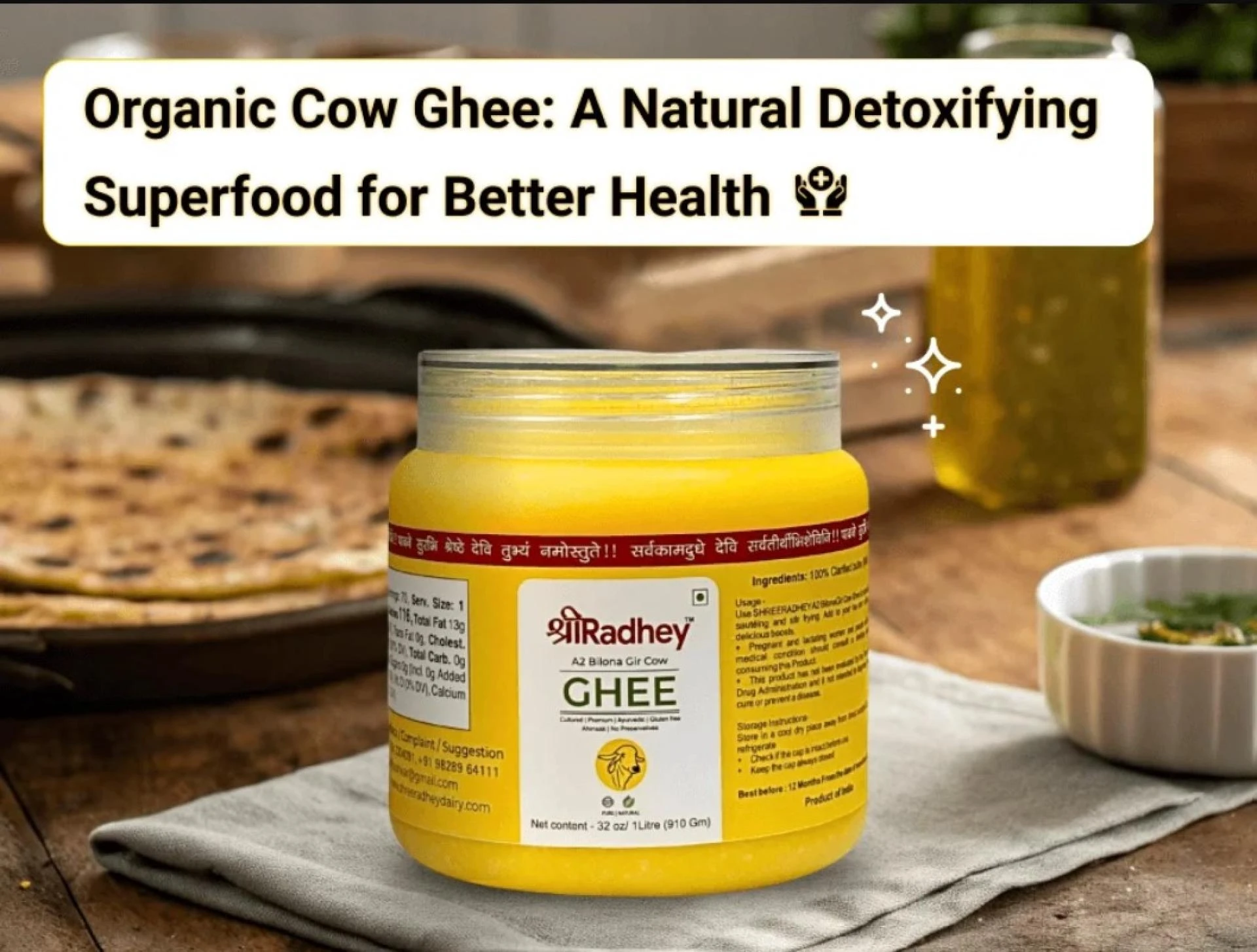 Why Organic Cow Ghee is the Ideal Superfood for Natural Detox