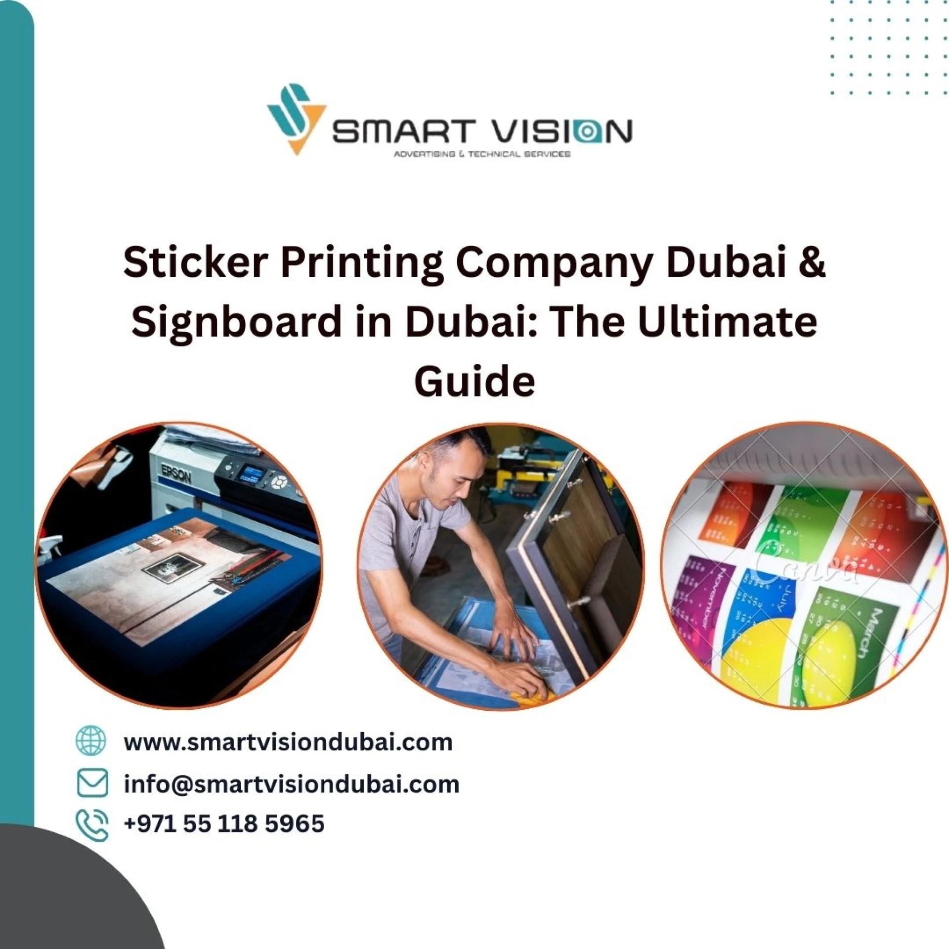 Sticker Printing Company Dubai & Signboard in Dubai: The Ultimate Guide