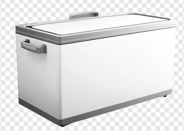 Upright Double Freezer with Twice the Storage Power