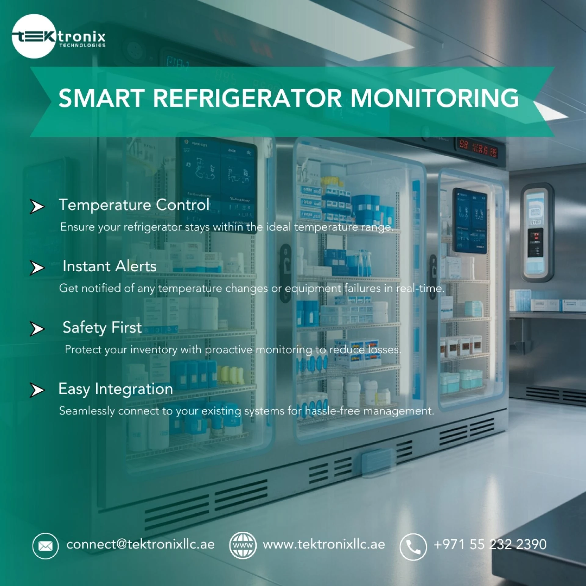 Medical refrigerator temperature monitoring in UAE to guarantee Safety and Compliance